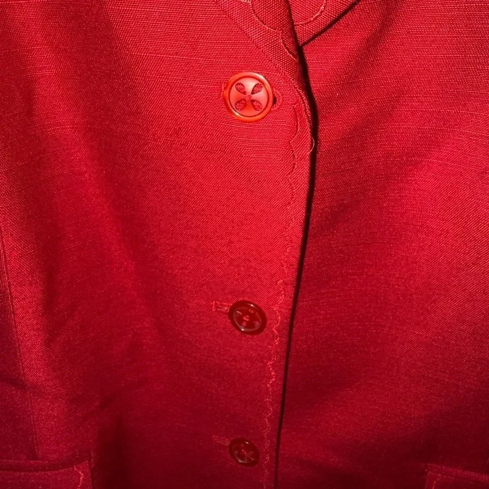 Vintage Preston & York red size 12 high silk material quality Valentine’s Day
